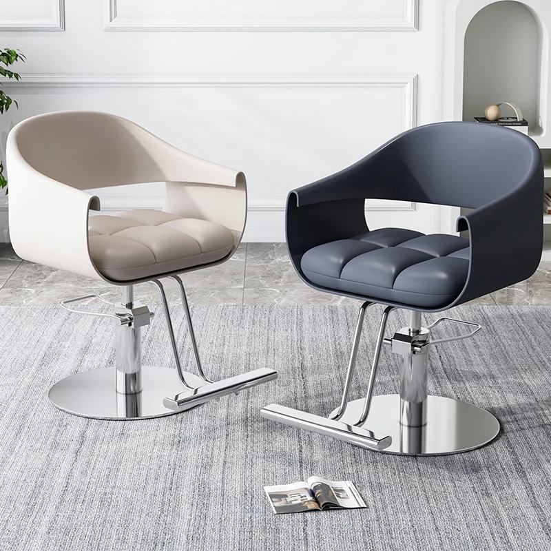 Nordic Online Celebrity Barber Chairs Modern Hairdressing Swivel Fashion Barber Chairs Ergonomic Salon Furniture Barbearia FYBC