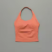 Performance Tank Tops Halters Strappy Seamless Workout Women - Purple Copper