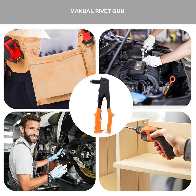 Heavy Duty Hand Riveter 9.5-Inch/10.5-Inch Rivet Tool Metal Hand Riveter Tool For Quick Fixes Hobbies DIY Projects