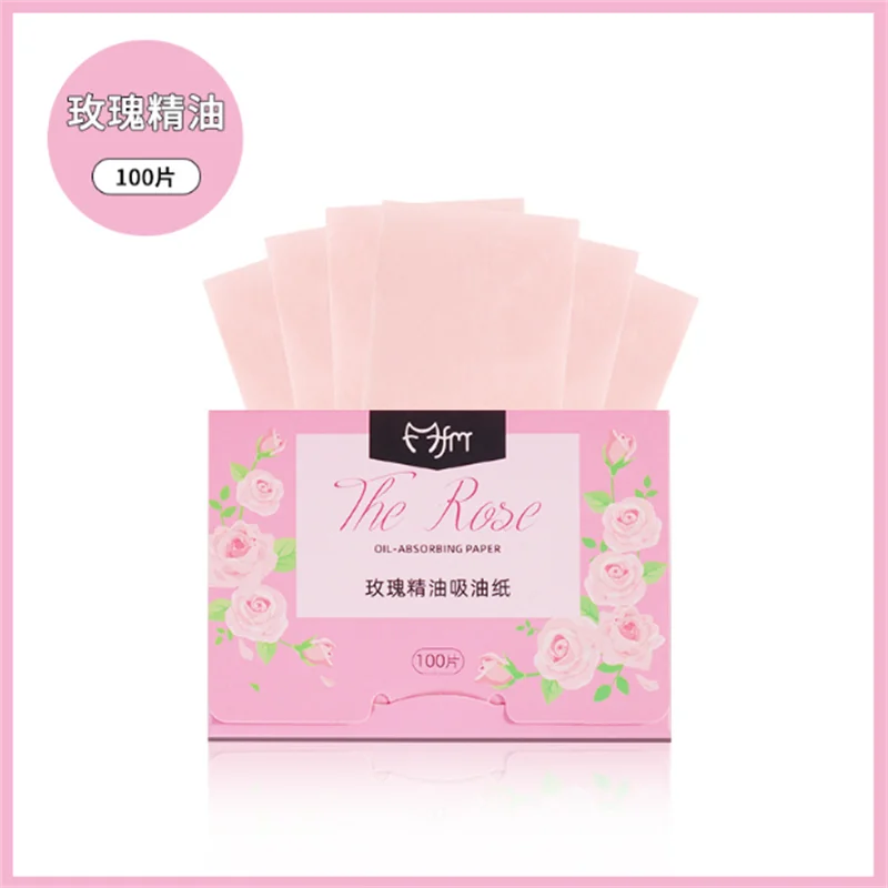 O papel de óleo facial, 100 pcs/set, papel deabsorção, limpezas faciais matte, controle de óleo, limpeza, beleza, ferramentas da composição, acessórios