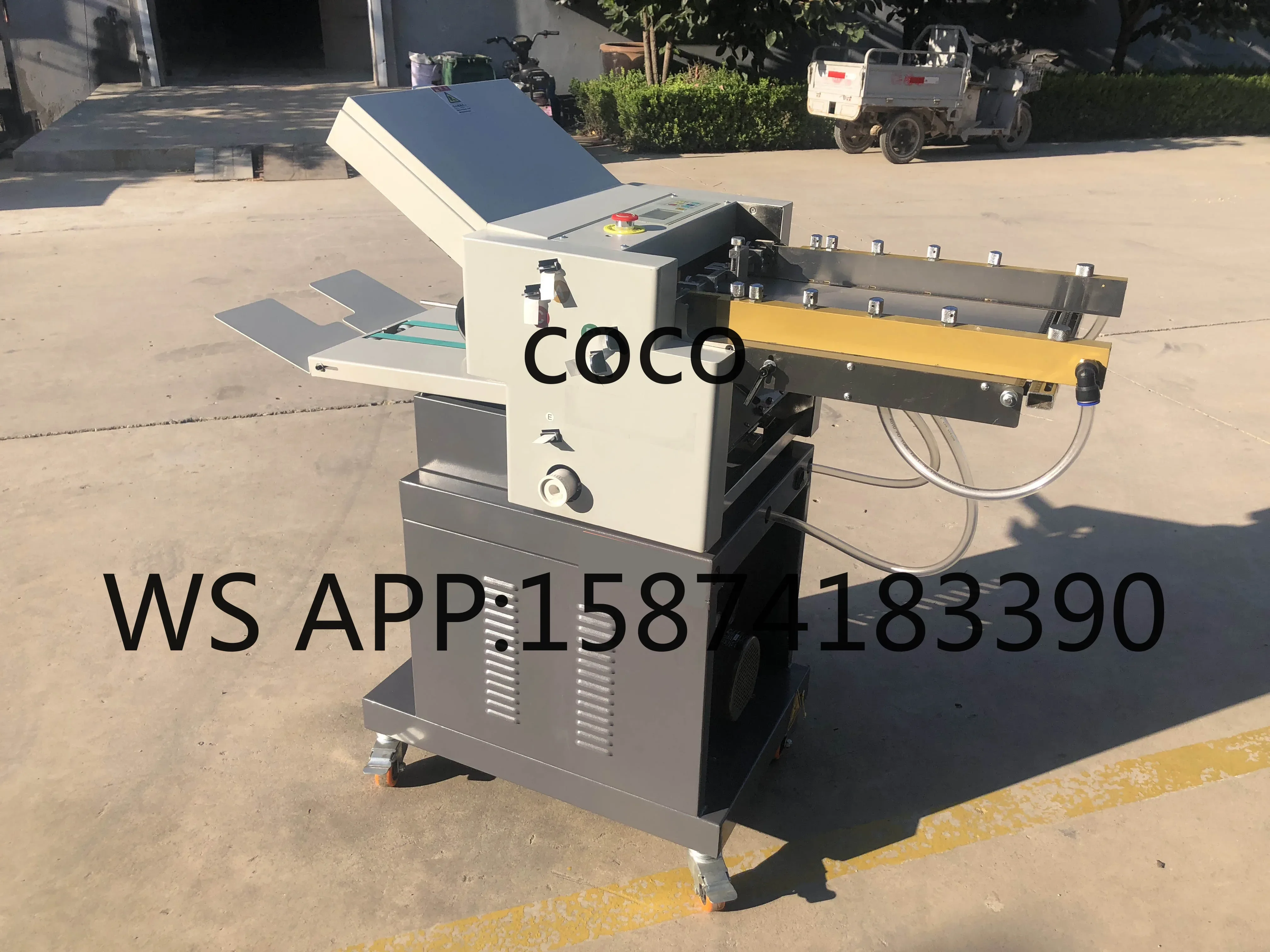 384S Automatic Suction Feeding Paper Folding Machine Industrial Paper Folding Processing Equipment
