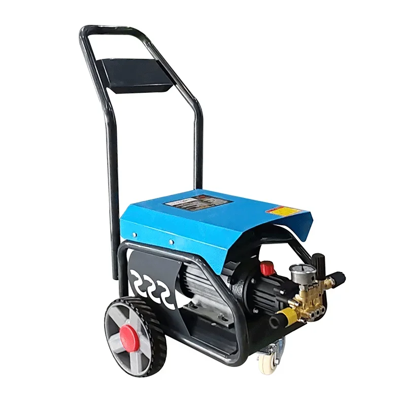 220V 2.2KW High Pressure Water Jet Cleaner Electric Bin and Car Wash Cleaning Equipment with New Pump and Motor