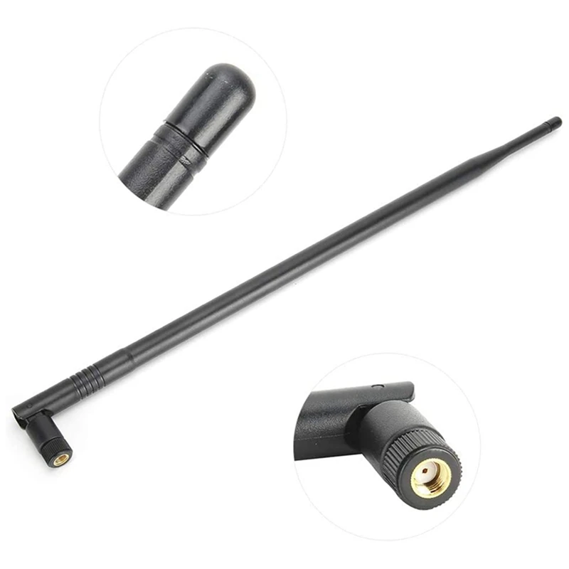 5X 12DBI Wifi Antenna, 2.4G/5G Dual Band High Gain Long Range Wifi Antenna With RP‑SMA Connector For Wireless Network