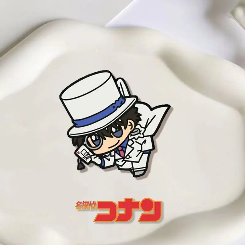 Detective Conan Animation Brooch Shinichi Xiaolan Kidd Kawaii Super Cute Student School Bag Cosplay Two-dimensional Pendant Set