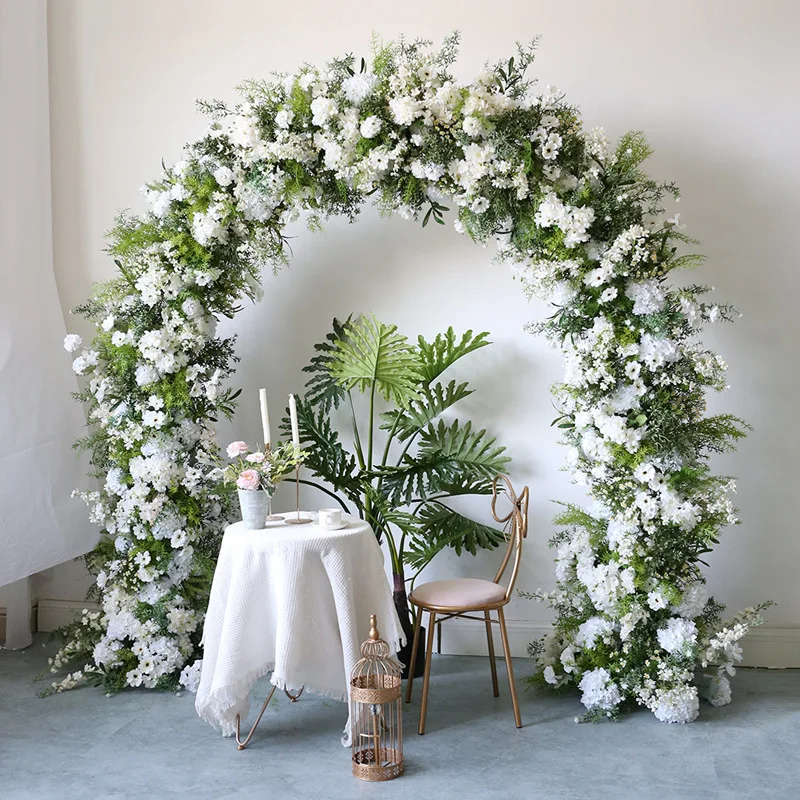 Welcome Photography Background Flower Stand Mori Simulation Flower Arrangement Venue Arrangement False Flower Style