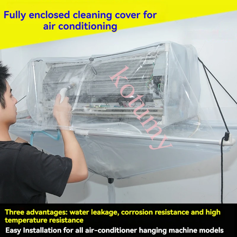 WAP01 Split Type Air Conditioner Cleaning Tool Wall Mounted Air Conditioning Cleaner Ceiling Washing Tool view 4