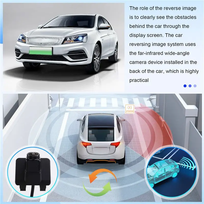 M50K-Car Backup Rearview Camera 01733850 For Geely Emgrand EV350/450/500 2016-2021 Back View Reverse Park Assist Camera