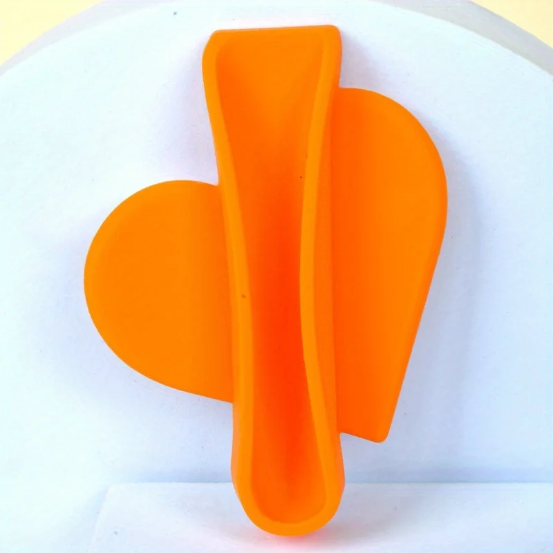 새로운 하트 모양 실리콘 폰 홀더, 부드러운 실리콘 입술 모양 립글로스 신용카드 수납- 접착식 휴대용 홀더