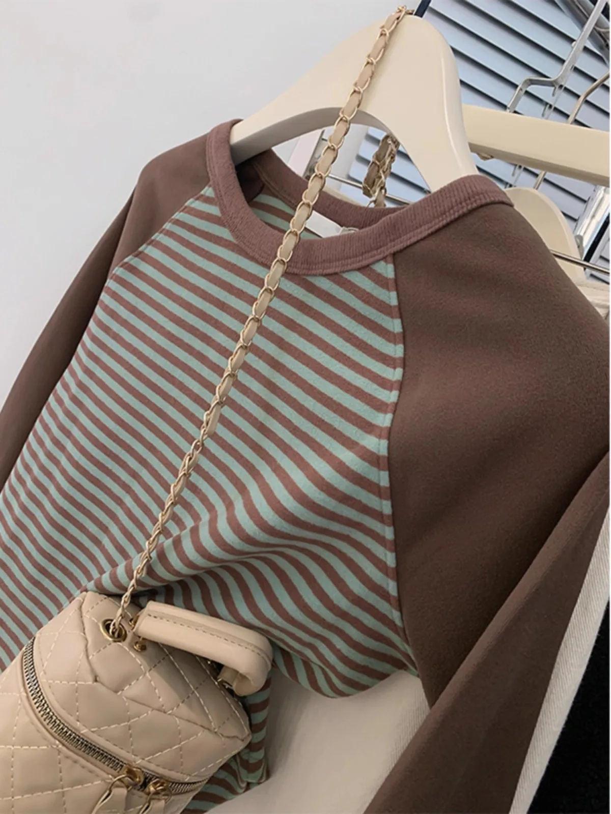 plus Size 300 Pou Thiened Warm Long Sve T-irt Women's Autumn Winter Lazy Sle Base irt Top Cotton Polyester Blend