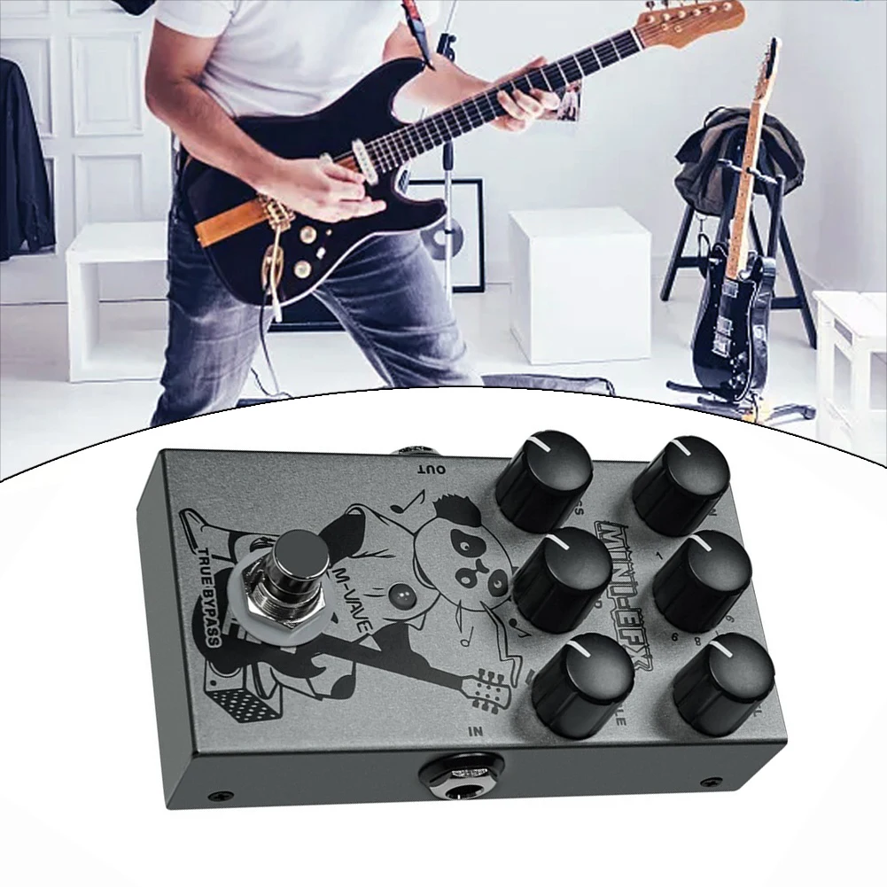 Guitarists' Choice For MVAVE Electric Distortion Pedal High End Design Nine Unique Tones and Flexible EQ Adjustment