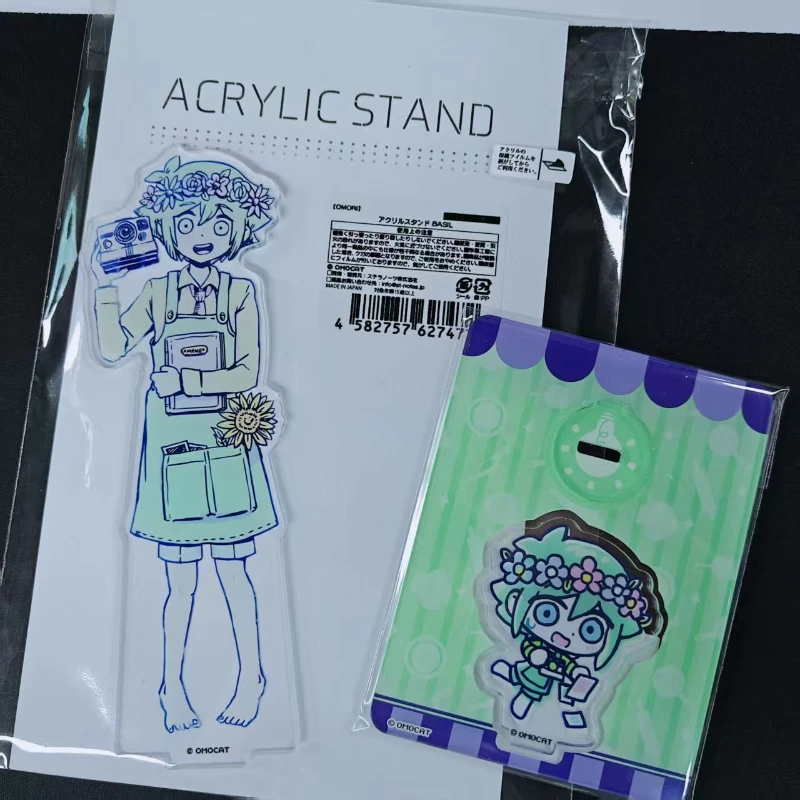 Game OMORI Sunny Basil Cosplay Standing Plate Kawaii Acrylic Figure Stand 2Pcs/Set Accessories Ornament Decoration Prop
