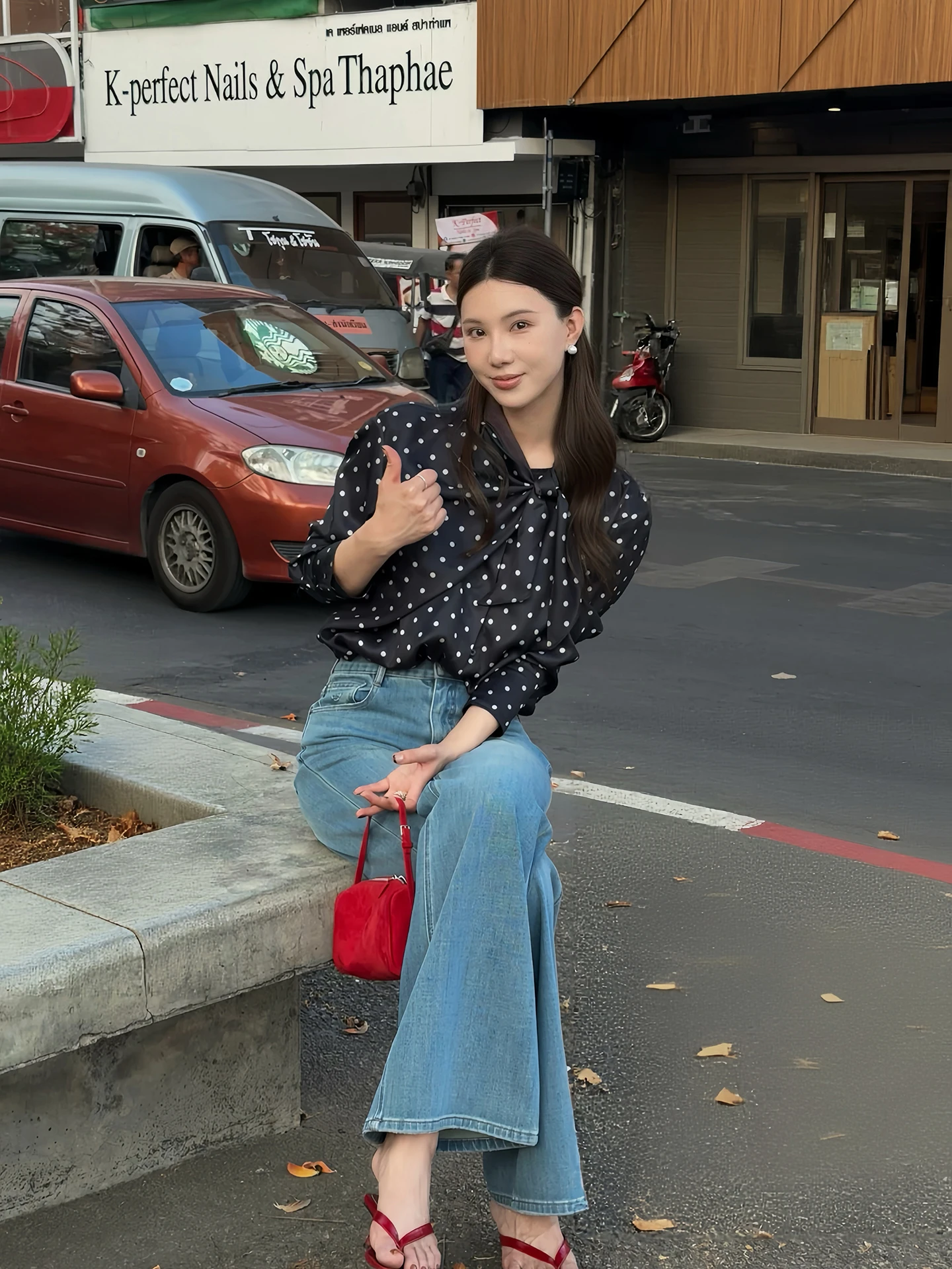 

Женская блузка SASA Sweet Polka Dot с длинным рукавом, весна 2026, свободный крой, из регенеративного волокна, во французском стиле