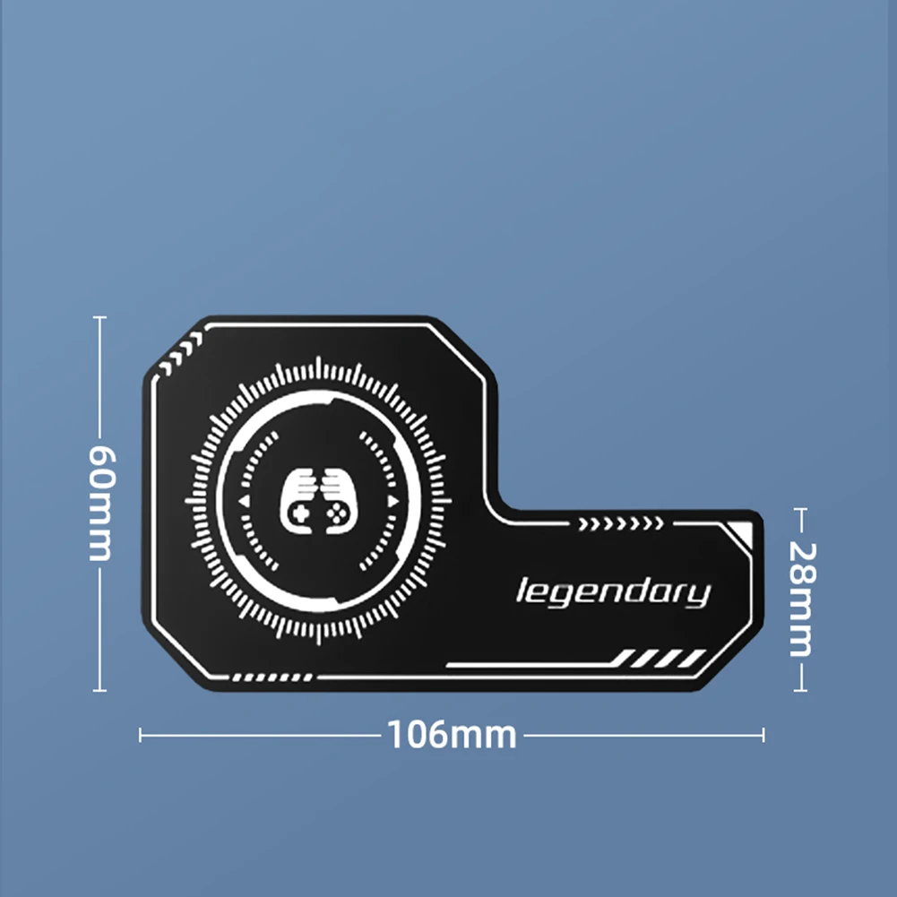 Pendingin Heat Sink Menghabiskan Area Pendinginan Pendingin Game Mini untuk Stiker Radiasi Game PUBG Magnetik Kompatibel/Klip Belakang untuk Ponsel
