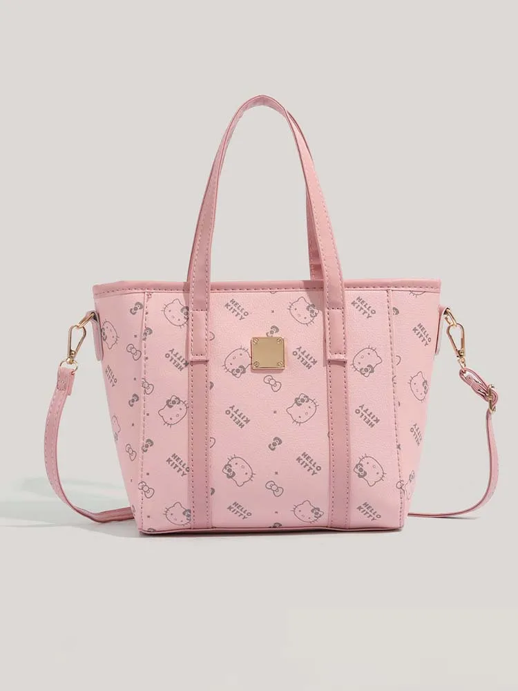 

Y2K Hello Kitty Bag Sanrio Crossbody Bag Tote Makeup Bag Shoulder Bags for Women Handbag Kawaii Fashion Anime Figures Girl Gift