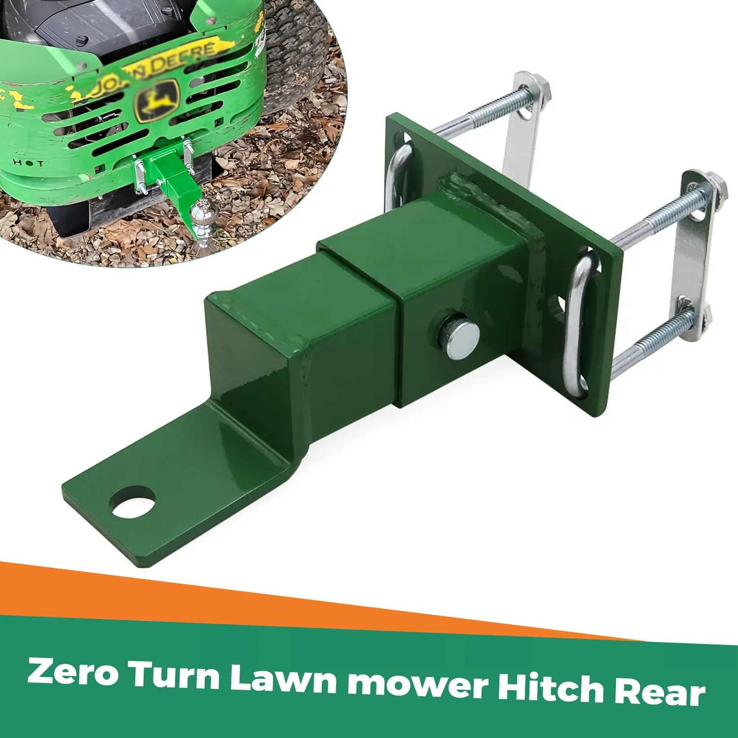 Rear Gas Lawn Mower Hitch For John Deere Z225 Z245 Z445 Z425 Z465 Zero Turn