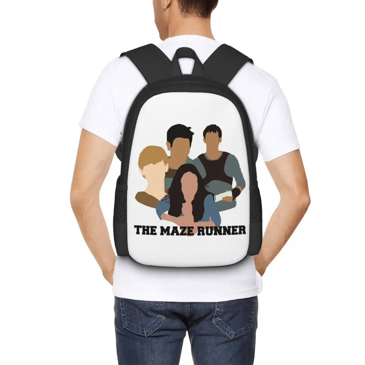 

The Maze Runner Student Backpack School Bag Hiking Travel Daypack for Boys Girls Fashion Bookbag Shoulder Bags