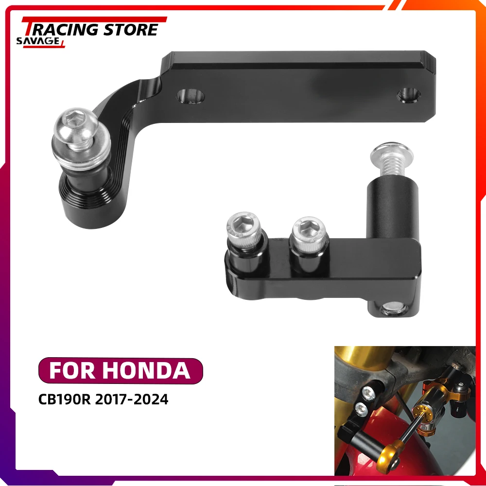 Estabilizador lineal para motocicleta, Kit de montaje de soporte para amortiguador de dirección, accesorios de soporte para Honda CB190R CB 190R CB190 R 2017-2024