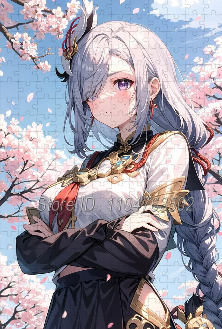 Genshin Impact Game Character Jigsaw Puzzle 108/200/300/500/1000 Pieces Puzzles for Adult Stress Relieving Toys Handmade Gifts