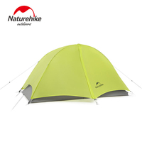 Naturehike 1 Person Ultralight 10D Nylon Camping Tent Portable Backpacking Cycling Tent Waterproof Outdoor Hiking Travel Tent
