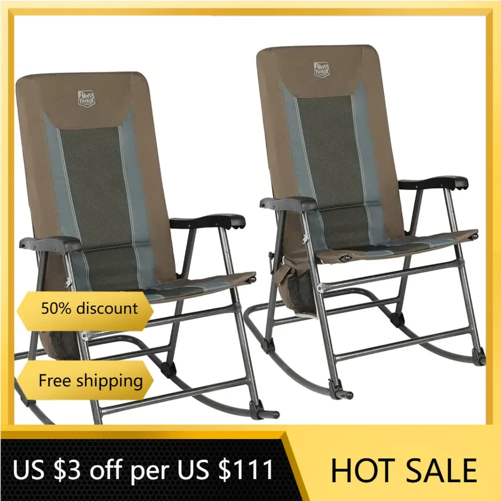 Yard or Balcony Garden Chairs Outdoor Chair Portable for Camping High Back and Heavy Duty Patio Lawn Freight Free Furniture