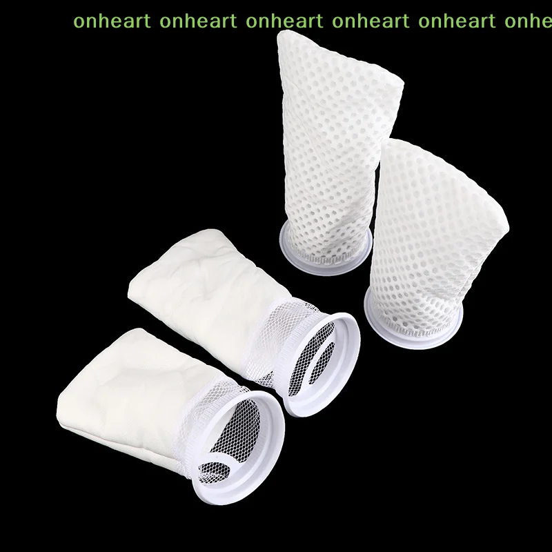 Anti Overflow Aquarium Filter Bag Honeycomb Type Washable Reusable Mesh Foam Carpet Sock Bag For Fish Marine Filtration System view 2