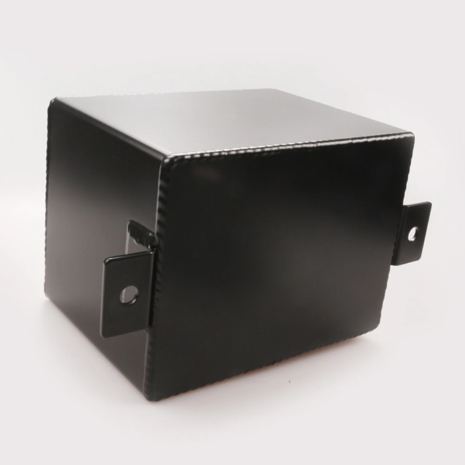 Surge Tank with Fittings Aluminum Fuel Surge Tank Compact Welded for Car Builders, Racing, Engine Bay