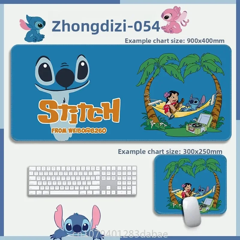 

Table mat Lilo & Stitch mouse pad leather material oversized small animation cute ins wind keyboard pad cartoon placemat