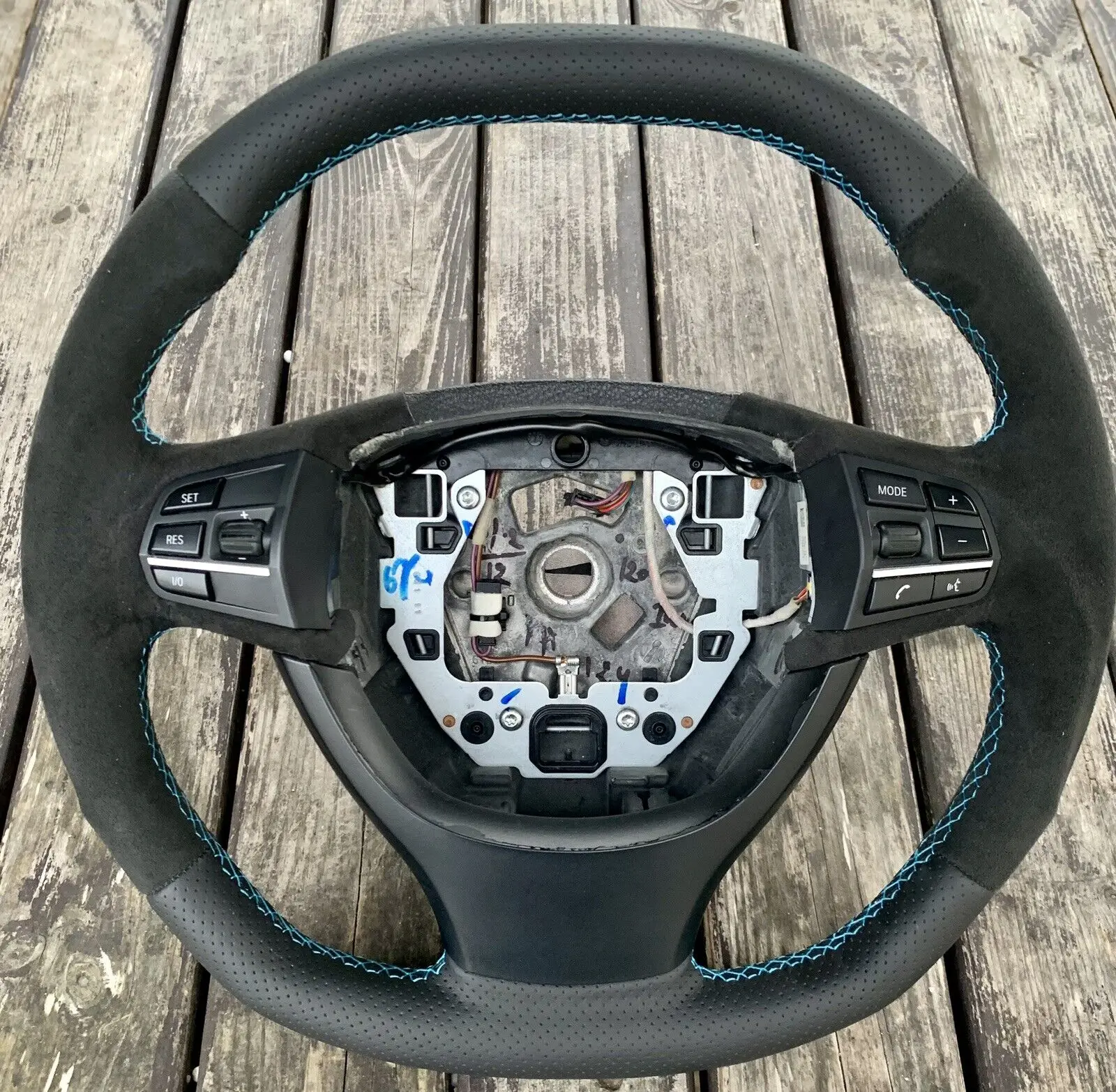 Custom Performance Steering Wheel For Bmw F10 F01 F11 F07 7 5 Leather Non Sport