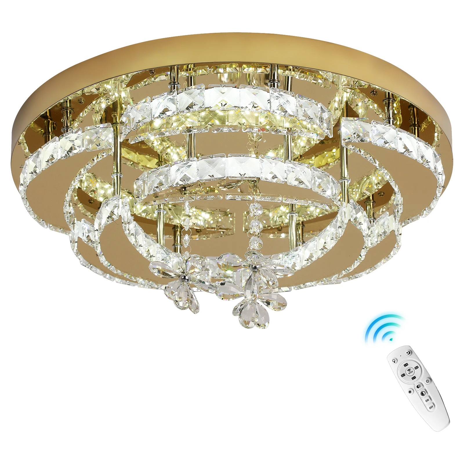 Customized villa apartment lighting fixtures Stainless steel high-quality ceiling lamps