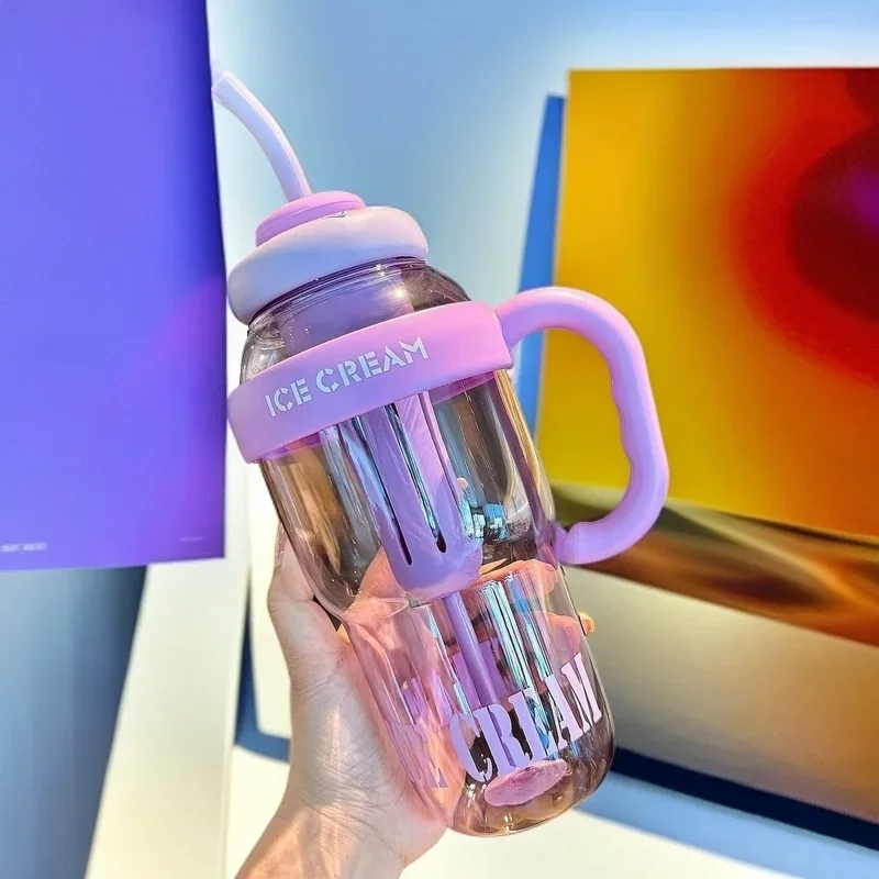 

Новые летние девушки, ценная соломенная чашка Bingba, большая емкость, чашка для воды, высокотемпературная пластиковая чашка для разделения чая, бутылки 2