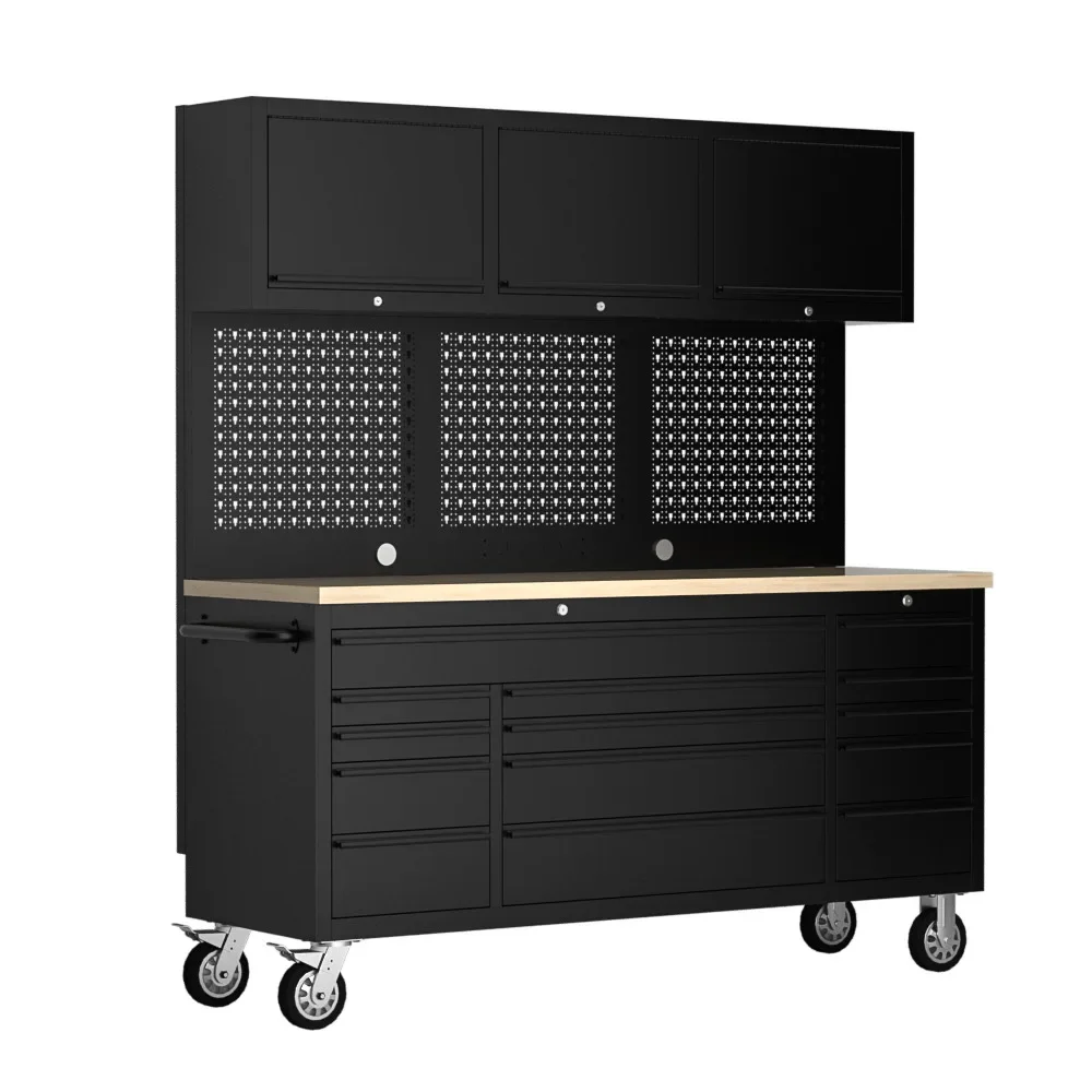 Auto repair workstation 14 Pumping tool combination cabinet Cart workshop maintenance workbench Multi-drawer storage Multi-purpo
