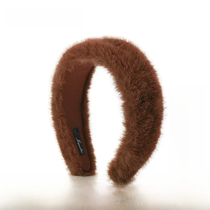 

Экологичная пушистая повязка на голову для женщин, новый модный дизайн с высоким верхом, от Nana Jacqueline Original Design