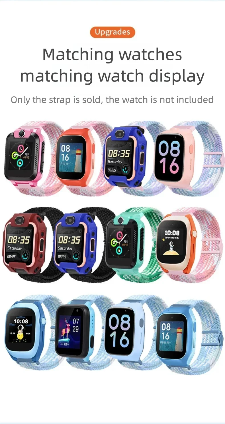 Magnetisches Elastisches 15mm Uhrenarmband für Kinder-Smartwatches 17mm Universell Passend für Kids Xiaomi & Mitu R Smartwatches – Detail 2