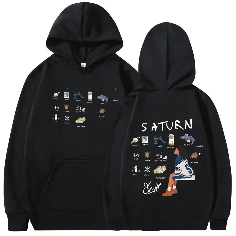 SZA 2024 New Album Cover Jupiter hoodies men women clothing Harajuku pullovers fashion hip hop long sleeve sweatshirts Fans Gift