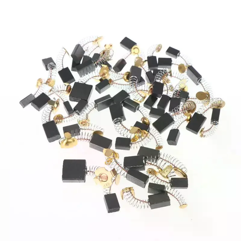 

50Pcs Electric Hammer Power Tool Maintenance Kits Electric Motor Carbon Brushes Set 8 Models Carbons Brushes Replacement Parts