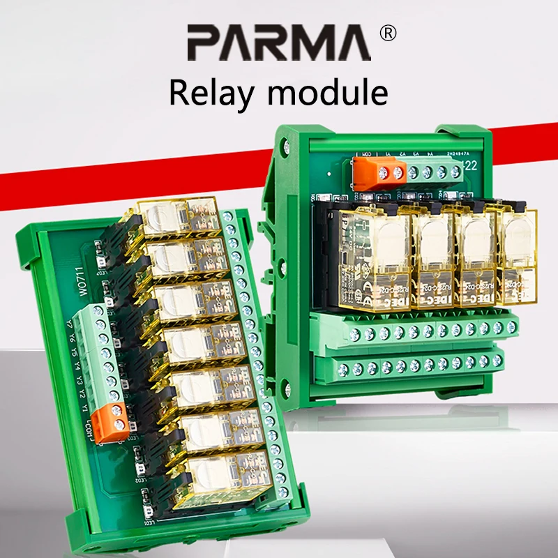 

Use Omron Schneider and Quan relay module intermediate relay control module 24VRJ2SG2R-1