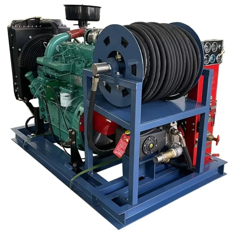 Multi-Purpose Diesel High Pressure Water Jetting System Cleaning Industrial Drain Unclogging Sewer and Pipeline Cleaning