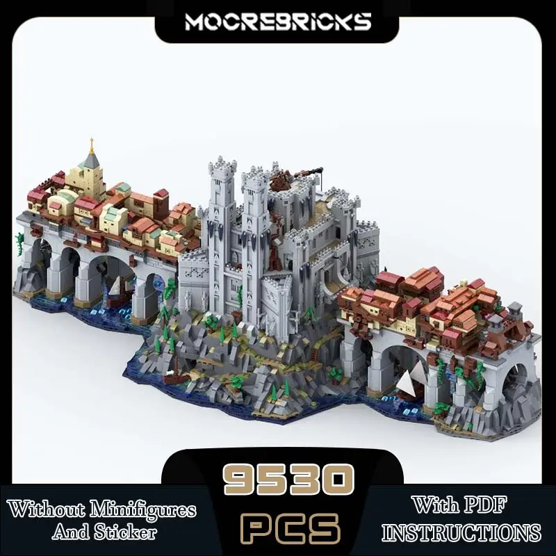MOC الفيلم الشهير وحدات العمارة الإبداعية القلعة بنة لتقوم بها بنفسك تجميع نموذج التكنولوجيا الطوب لغز لعبة الهدايا