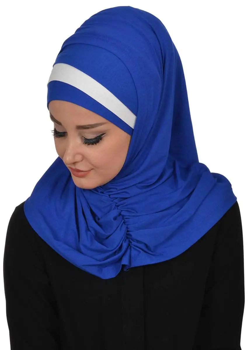 Conjunto de bufanda de hueso de doble color