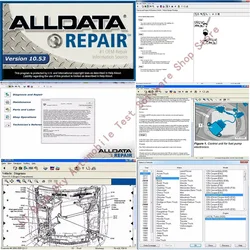 Logiciel de réparation automobile All Data avec schéma de câblage, logiciel de voiture All Data, demande de Mitchell 2023, 10.53 Hot, 2015