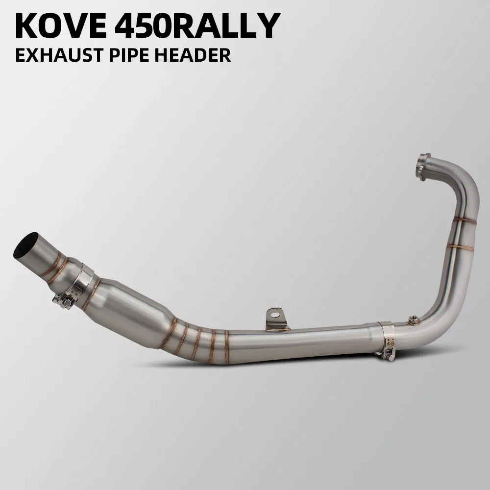 Image of 450Rally Auspuff-Frontrohr-Kit für Kove 450Rally 450-Rally Motorrad-Auspuffkrümmer Kompatibel mit Original-Schalldämpfer