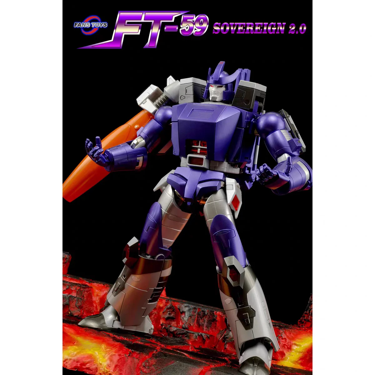 EM ESTOQUE Transformação FansToys FT-59 FT59 2.0 VER Galvatron SOVEREIGN Action Figure Modelo Coleção Brinquedos Presente
