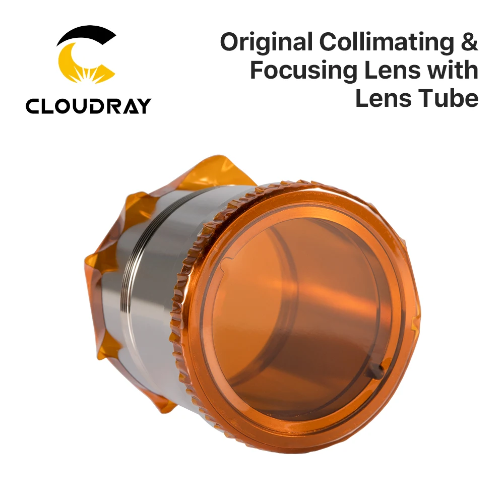 Cloudray-lente colimadora y de enfoque Original, 15Kw, D37, F100, D37, F200 mm, con soporte de lente para Precitec Procutter 1,0, cabezal de corte