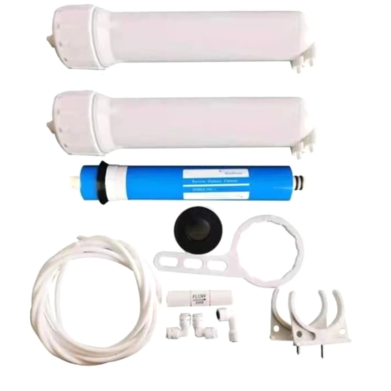 1 Set 75Gpd Vontron RO Membrane + 1812 RO Membrane Housing + Reverse Osmosis Water Filter System Parts