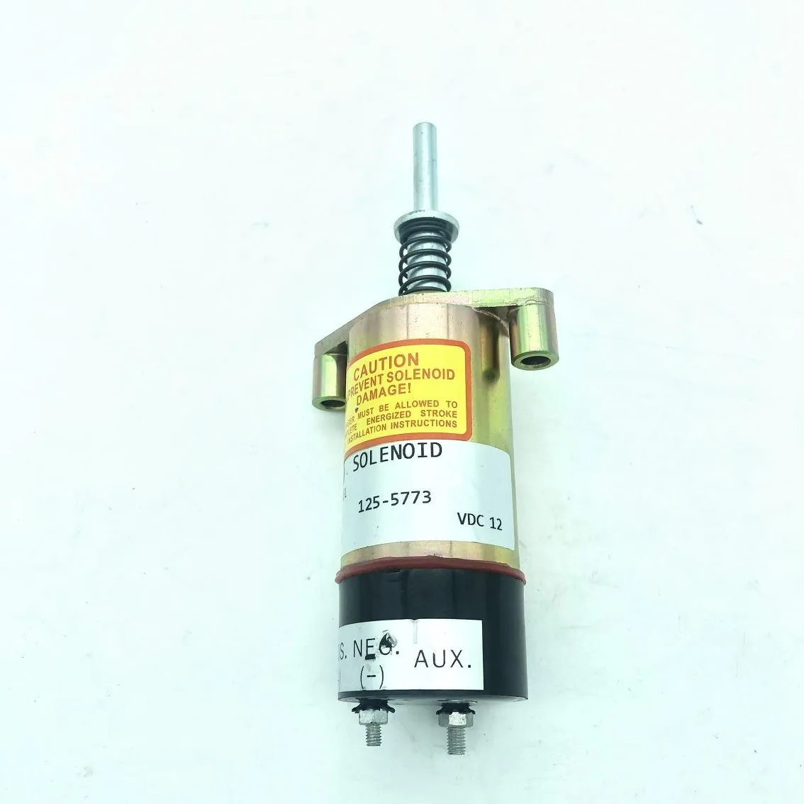 125-5773 Fuel Shutdown Solenoid For Caterpillar for CAT 1255773 12V
