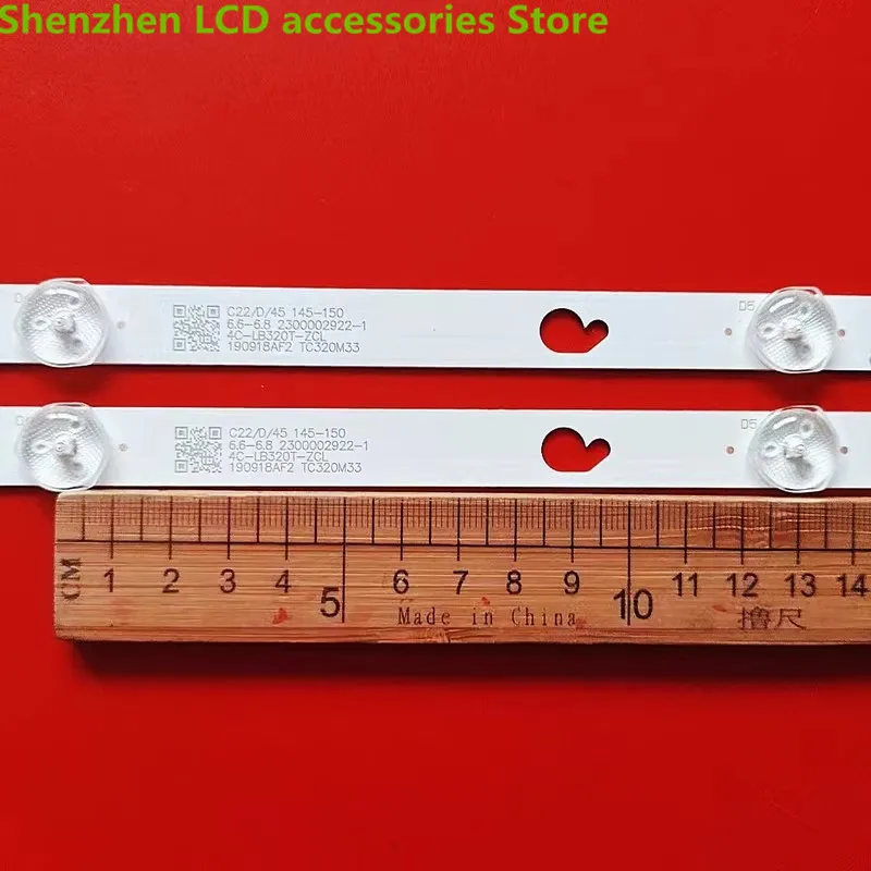 Set lampu latar untuk Xiaomi L32M5-EC 32D8000 TV V0 TV LCD set aluminium 56CM 5LED 100% baru