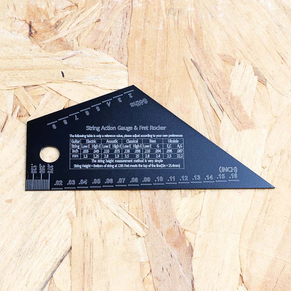 

Guitar String Height Gauge Measuring Triangle Ruler For Electric Acoustic Guitar Setup Instrument Tool Luthier Maintenance