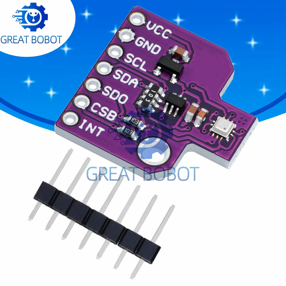 Module BMP388L : capteur barométrique numérique de pression et de température avec précision 24 bits et communication I2C
