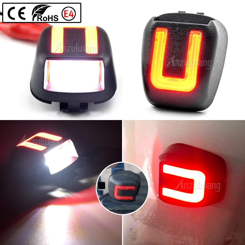For Suzuki Equator For Nissan Frontier Titan Xterra 2007-2015 Armada LED Car Rear License Plate Number Lights Assemblies