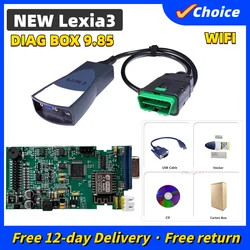 New Version Lexia3 PP2000 WIFI Diagbox V9.85 921815C Diagnostic Tool Lexia 3 PP 2000 for Peugeot For Citroen No Need Virtual
